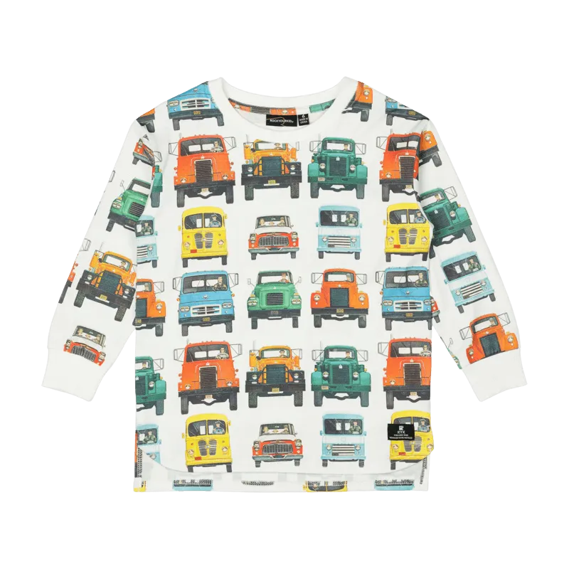 Rock Your Baby Convoy Long Sleeve Boxy Fit T'Shirt