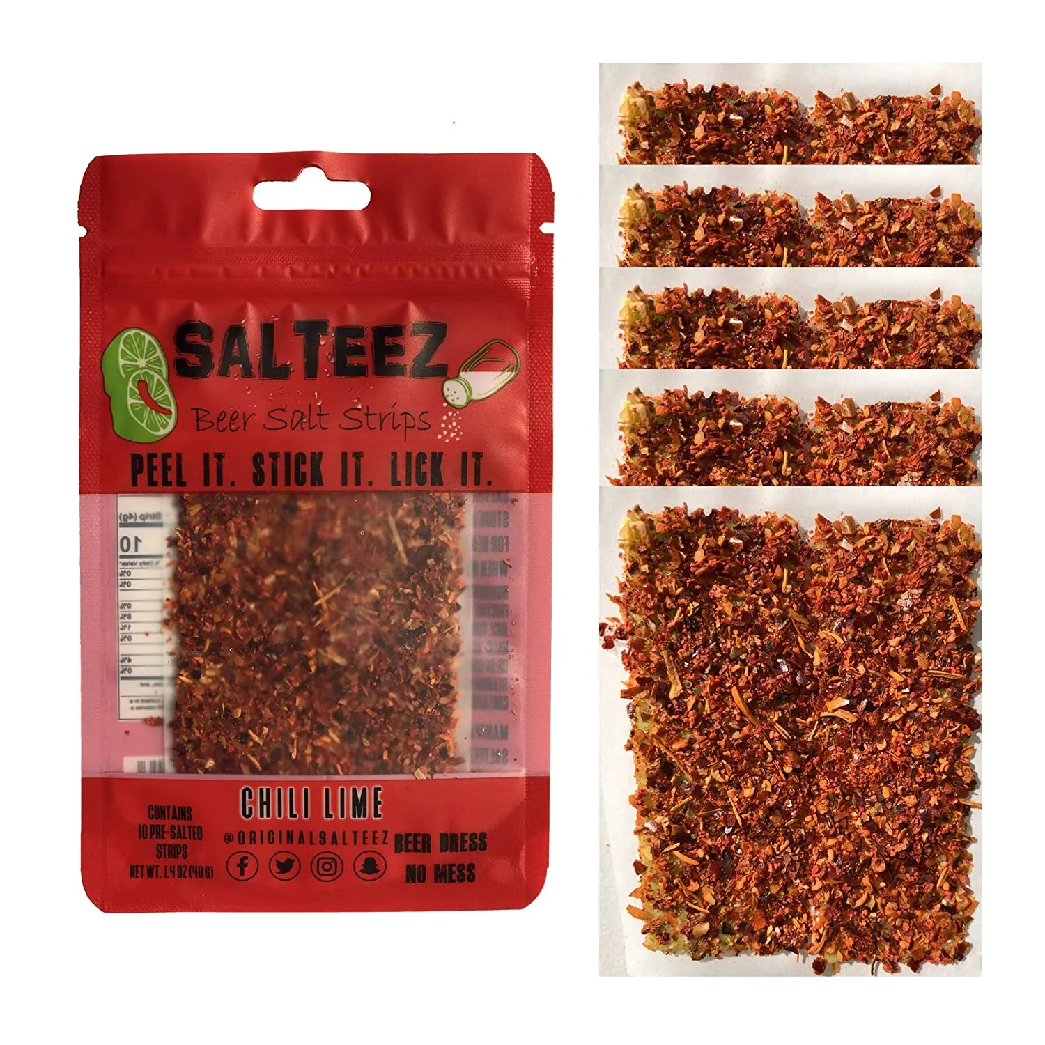 Salteeze Beer Salt Strips