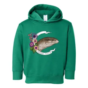 Savannah Monitor Toddler Pullover Hoodie, Cute Monitor Lizard Kids Top