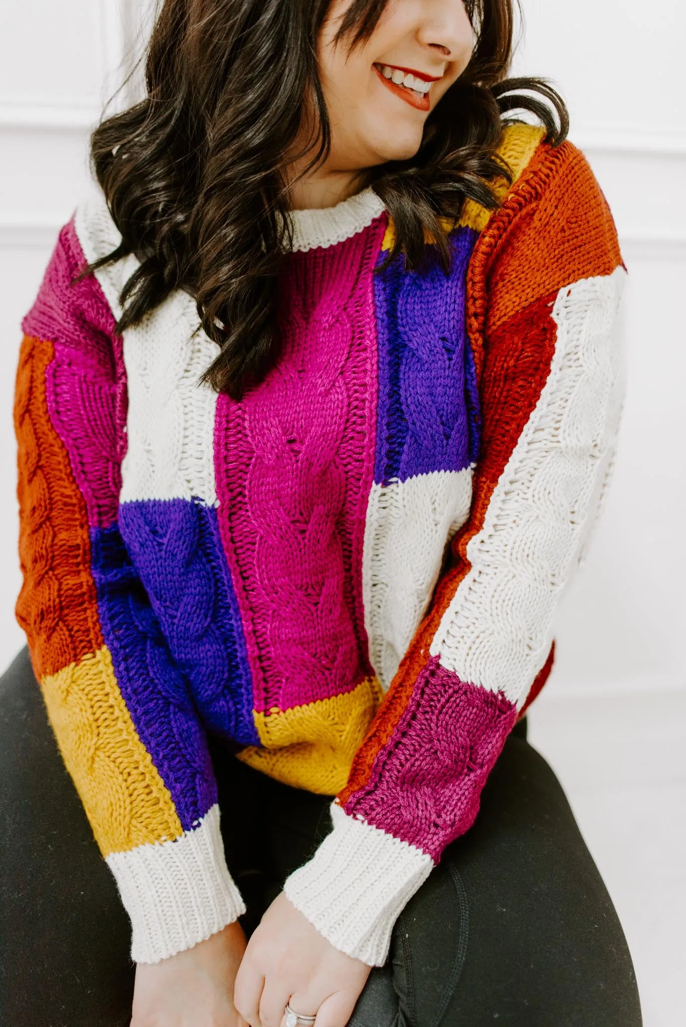 Sense Of Adventure Color Block Sweater