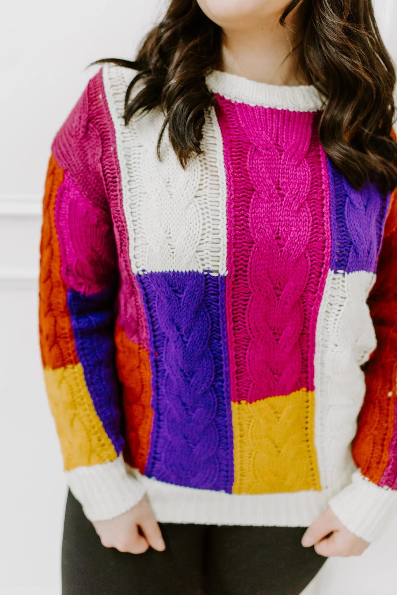 Sense Of Adventure Color Block Sweater