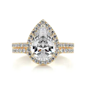 Sophia Diamond Bridal Set -18K Yellow Gold