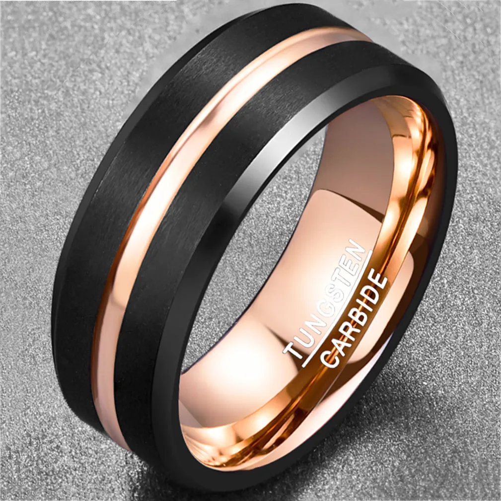 Streak - Black and Rose Gold