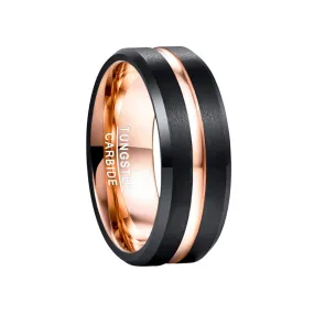 Streak - Black and Rose Gold