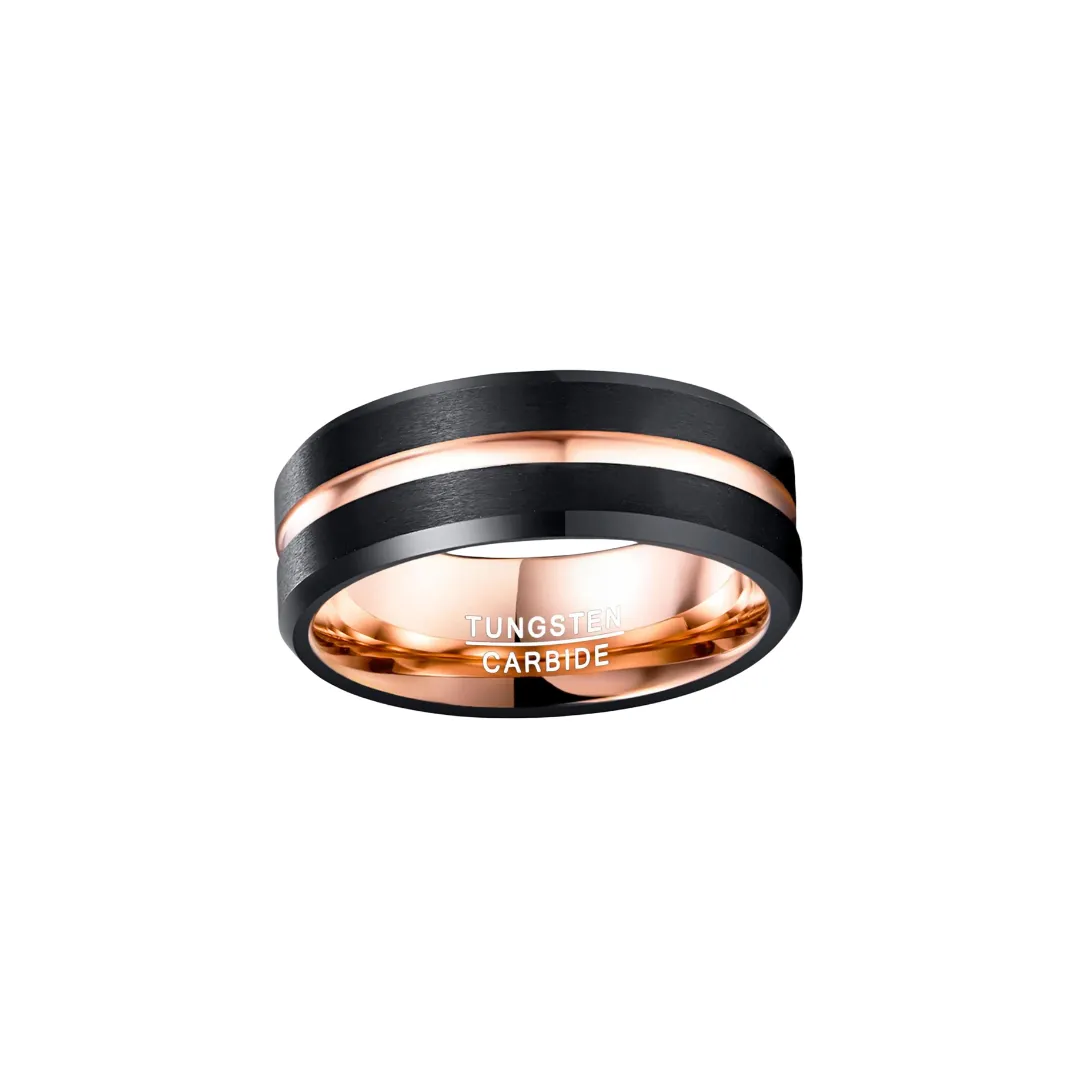 Streak - Black and Rose Gold