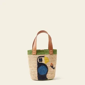 Sunday Mini Basket Bag - Puffin Green