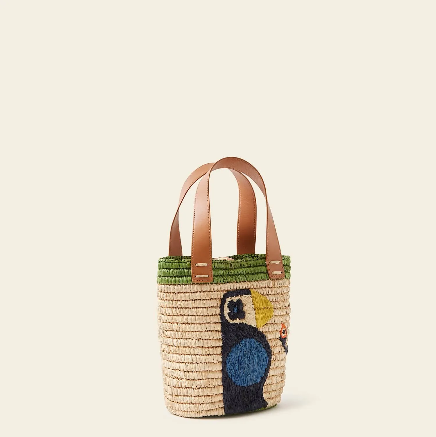 Sunday Mini Basket Bag - Puffin Green