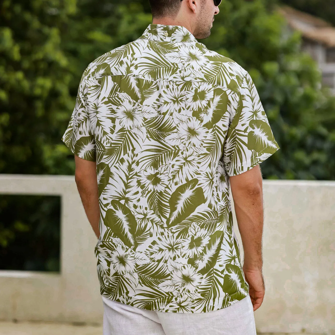 The Bali Hai - Short Sleeve Tropical Silk Shirt