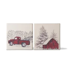 Winter Scene Coasters