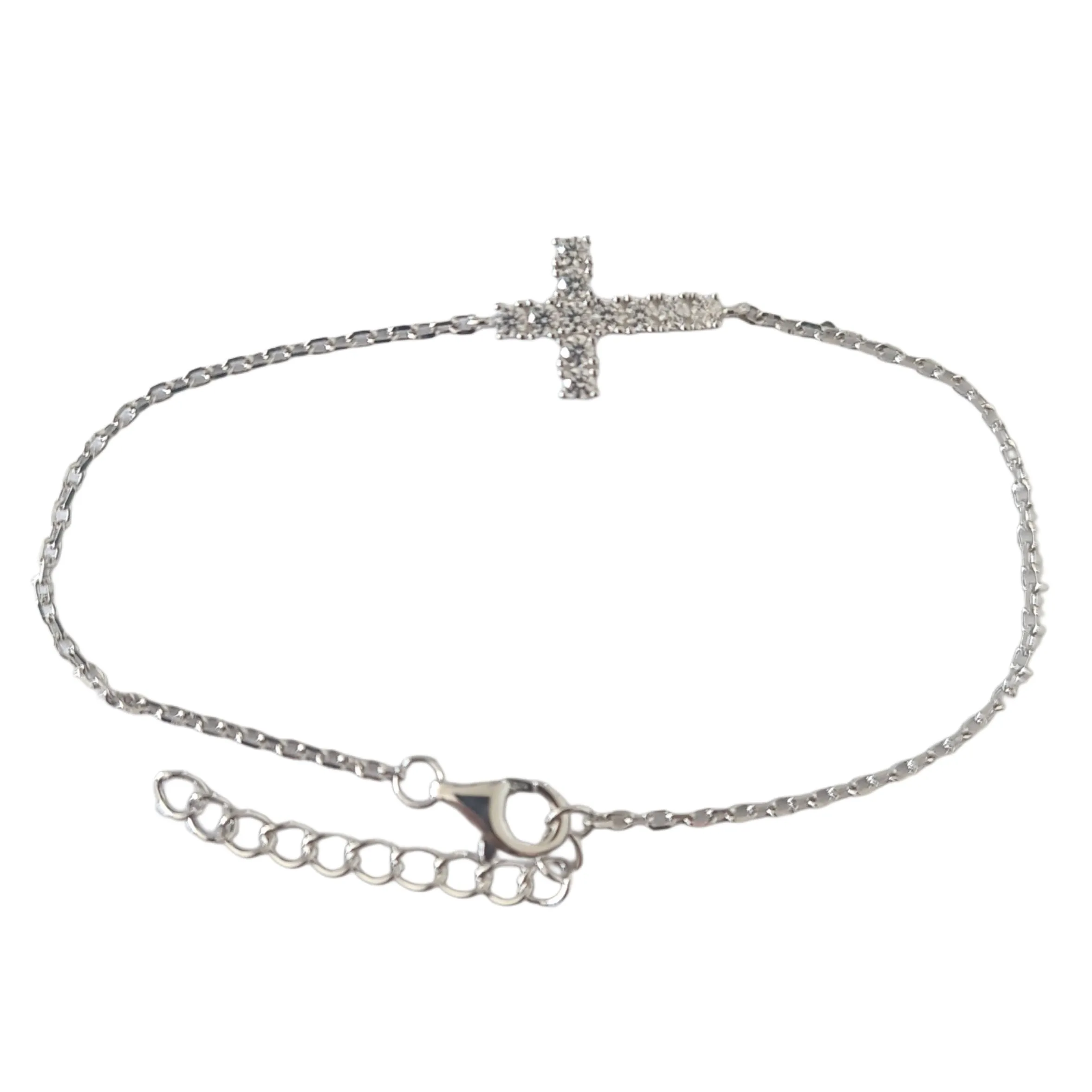 Zara Cross Bracelet Silver large